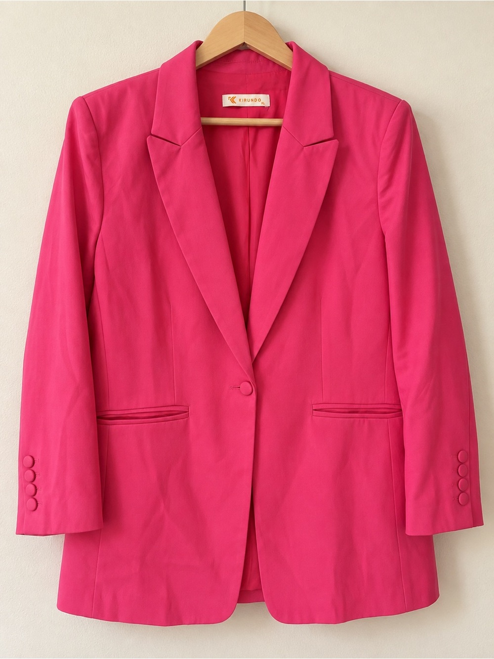 Women's Hot Pink Tailored Blazer